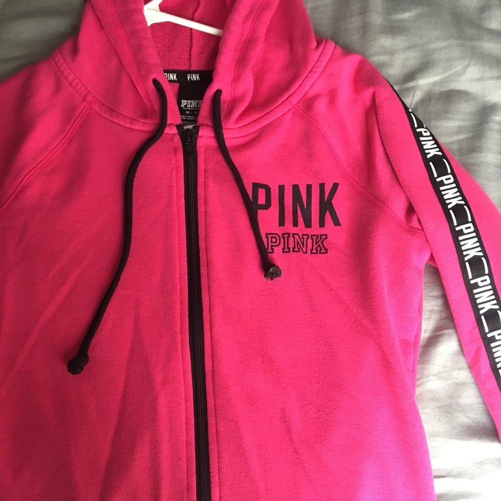 Pink Zip up sweatshirt